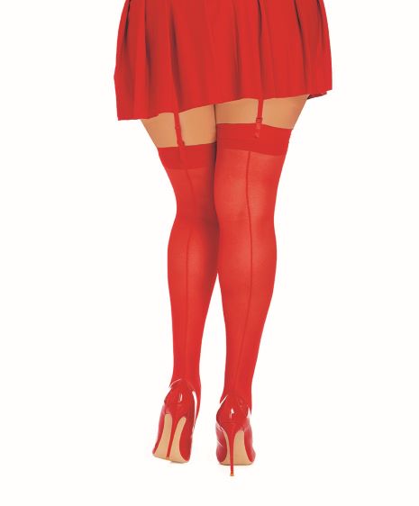 Excellent in red these stockings are perfect for birthday, anniversary, or whenever you want.