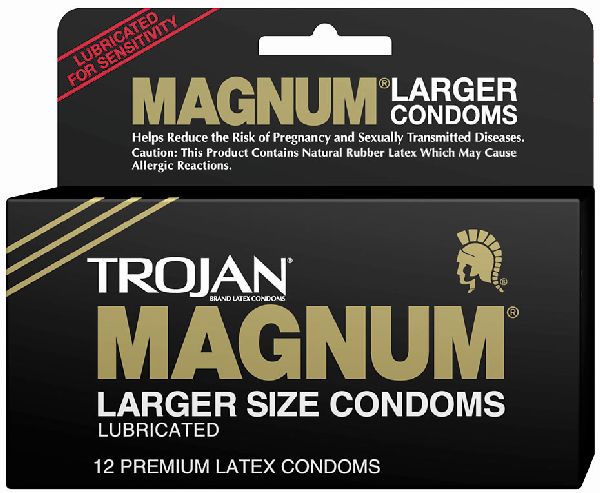 Trojan Condoms Magnum 12 pk