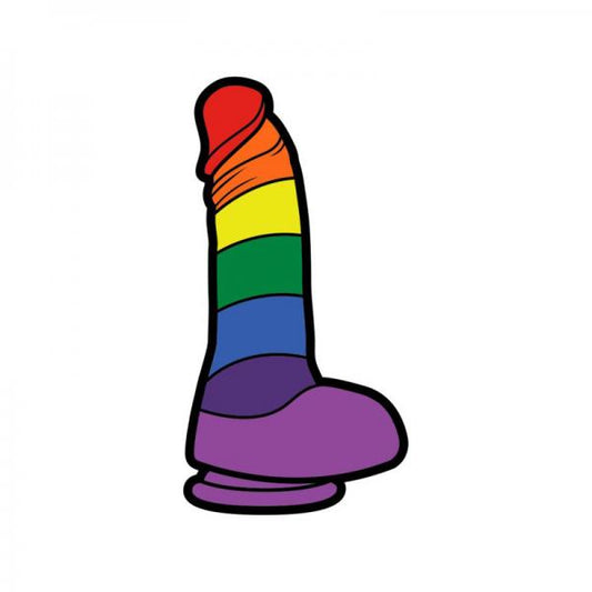 Pin - Rainbow Dildo